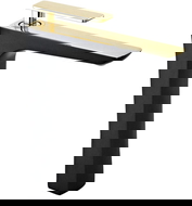 Mexen Indus bateria umywalkowa wysoka, czarna/złota - 744610-75