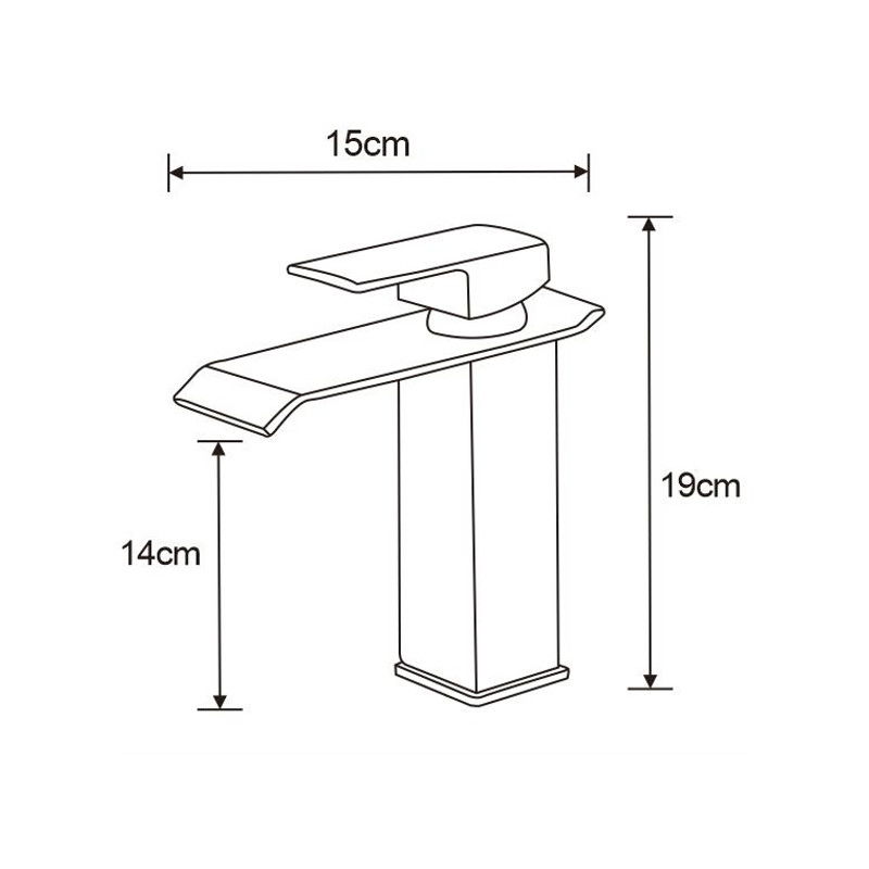 Mexen Apus bateria umywalkowa, czarna - 744700-70
