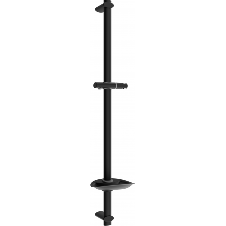 Mexen DB drążek prysznicowy z mydelniczką 75 cm, czarny - 79384-70