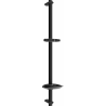 Mexen DB drążek prysznicowy z mydelniczką 75 cm, czarny - 79384-70