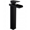 Mexen Hydra bateria umywalkowa wysoka, czarna - 744910-70