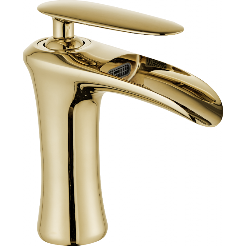 Mexen Lyra bateria umywalkowa, złota - 745300-50