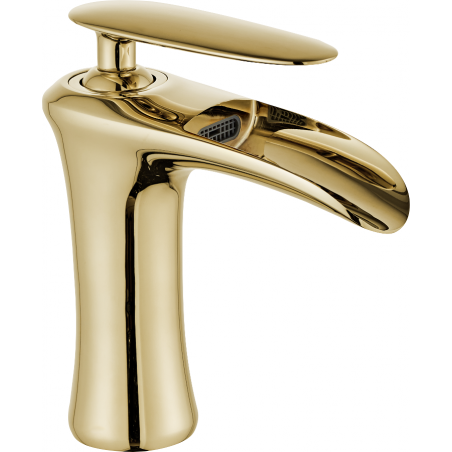 Mexen Lyra bateria umywalkowa, złota - 745300-50