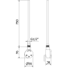Mexen FA-O grzałka elektryczna 900 W, biała - W951-0900-20