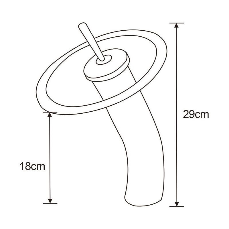 Mexen Niagara bateria umywalkowa wysoka, chrom - 745610-00