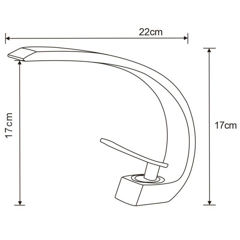 Mexen Lupus bateria umywalkowa, chrom - 746200-00