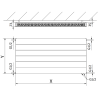 Mexen Line CVL21 grzejnik płytowy 500 x 1300 mm, podłączenie dolne, 1311 W, biały - W621L-050-130-00
