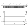 Mexen Line CVL22 grzejnik płytowy 900 x 1200 mm, podłączenie dolne, 2639 W, biały - W622L-090-120-00