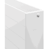 Mexen Line CL33 grzejnik płytowy 400 x 400 mm, podłączenie boczne, 633 W, biały - W433L-040-040-00