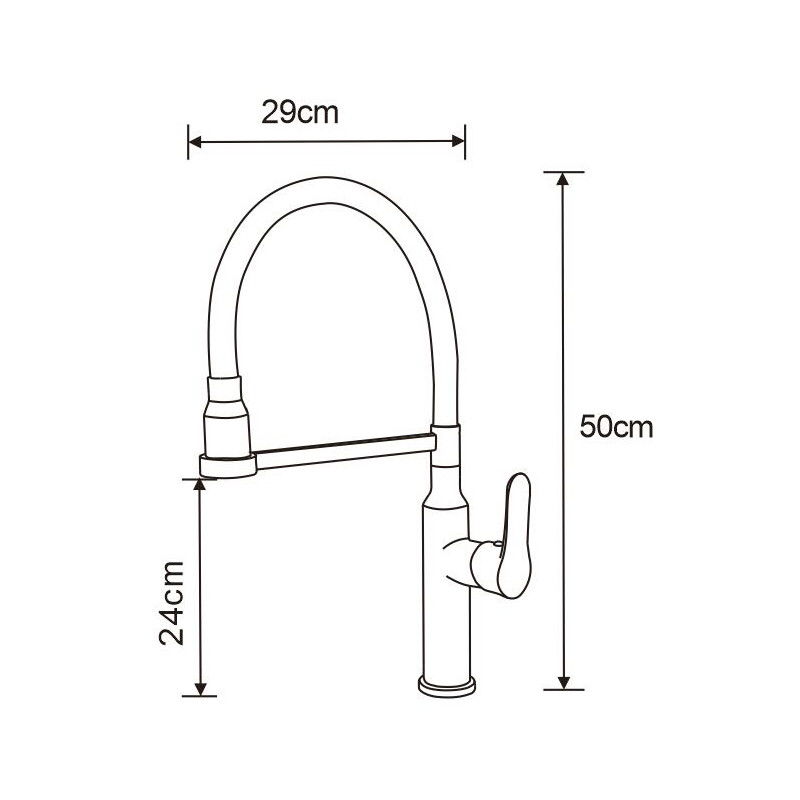 Mexen Edna bateria kuchenna, złoty/czarna - 672900-57