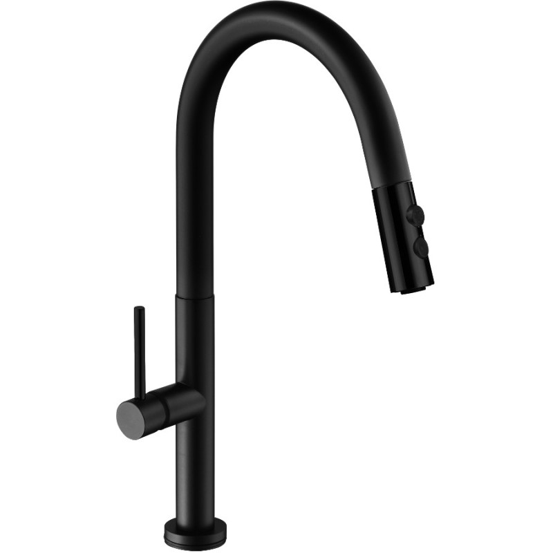 Mexen Ava bateria kuchenna, czarna - 672800-70