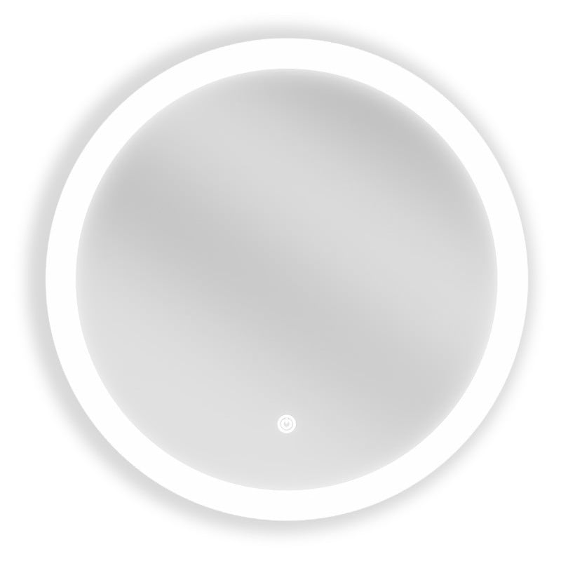 Mexen Oro lustro łazienkowe podświetlane, okragłe 50 cm, LED 6000K, antypara - 9824-050-050-611-00