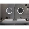 Mexen Oro lustro łazienkowe podświetlane, okragłe 50 cm, LED 6000K, antypara - 9824-050-050-611-00