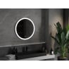 Mexen Oro lustro łazienkowe podświetlane, okragłe 70 cm, LED 6000K, antypara - 9824-070-070-611-00