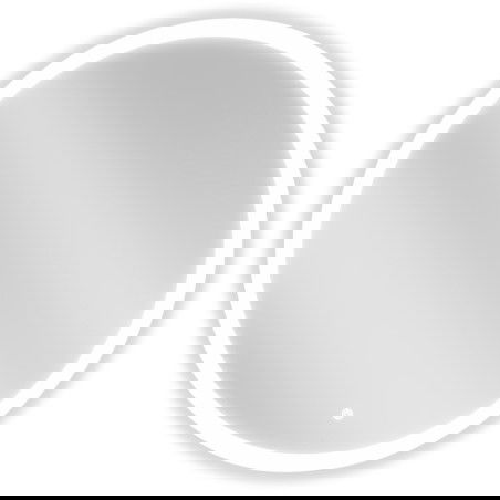 Mexen Oro lustro łazienkowe podświetlane, okragłe 80 cm, LED 6000K, antypara - 9824-080-080-611-00