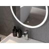 Mexen Oro lustro łazienkowe podświetlane, okragłe 100 cm, LED 6000K, antypara - 9824-100-100-611-00