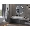 Mexen Oro lustro łazienkowe podświetlane, okragłe 100 cm, LED 6000K, antypara - 9824-100-100-611-00