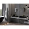 Mexen Loft lustro łazienkowe okragłe 30 cm, rama złota szczotkowana - 9850-030-030-000-50