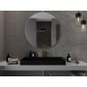 Mexen Loft lustro łazienkowe okragłe 100 cm, rama złota - 9850-100-100-000-50