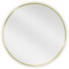 Mexen Loft lustro łazienkowe okragłe 60 cm, rama złota szczotkowana - 9850-060-060-000-50