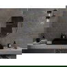 Mexen Loft lustro łazienkowe okragłe 85 cm, rama złota - 9850-085-085-000-50
