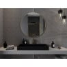 Mexen Loft lustro łazienkowe okragłe 95 cm, rama złota szczotkowana - 9850-095-095-000-50