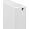 Mexen Flat CVF33 grzejnik płytowy 400 x 1600 mm, podłączenie dolne, 2530 W, biały - W633F-040-160-00