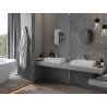 Mexen Loft lustro łazienkowe okragłe 50 cm, rama inox - 9850-050-050-000-10