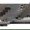 Mexen Loft lustro łazienkowe okragłe 80 cm, rama inox - 9850-080-080-000-10