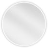 Mexen Loft lustro łazienkowe okragłe 60 cm, rama biała - 9850-060-060-000-20