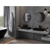 Mexen Loft lustro łazienkowe okragłe 60 cm, rama czarna - 9850-060-060-000-70