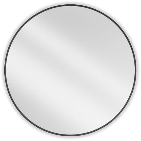 Mexen Loft lustro łazienkowe okragłe 90 cm, rama czarna - 9850-090-090-000-70