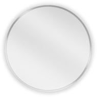 Mexen Loft lustro łazienkowe okragłe 50 cm, rama inox - 9850-050-050-000-10