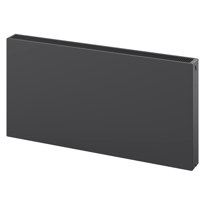 Mexen Flat CF22 grzejnik płytowy 400 x 400 mm, podłączenie boczne, 455 W, antracyt - W422F-040-040-66