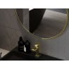 Mexen Loft lustro łazienkowe okragłe 60 cm, rama złota - 9850-060-060-000-50