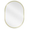 Mexen Loft lustro łazienkowe owalne 70 x 50 cm, rama złota - 9851-070-050-000-50