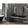 Mexen Loft lustro łazienkowe owalne 80 x 40 cm, rama złota - 9851-080-040-000-50