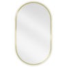 Mexen Loft lustro łazienkowe owalne 80 x 45 cm, rama złota - 9851-080-045-000-50