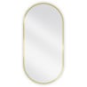 Mexen Loft lustro łazienkowe owalne 90 x 45 cm, rama złota - 9851-090-045-000-50