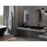 Mexen Loft lustro łazienkowe owalne 90 x 55 cm, rama złota szczotkowana - 9851-090-055-000-50