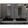Mexen Loft lustro łazienkowe owalne 100 x 35 cm, rama złota - 9851-100-035-000-50