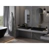 Mexen Loft lustro łazienkowe owalne 100 x 50 cm, rama złota szczotkowana - 9851-100-050-000-50