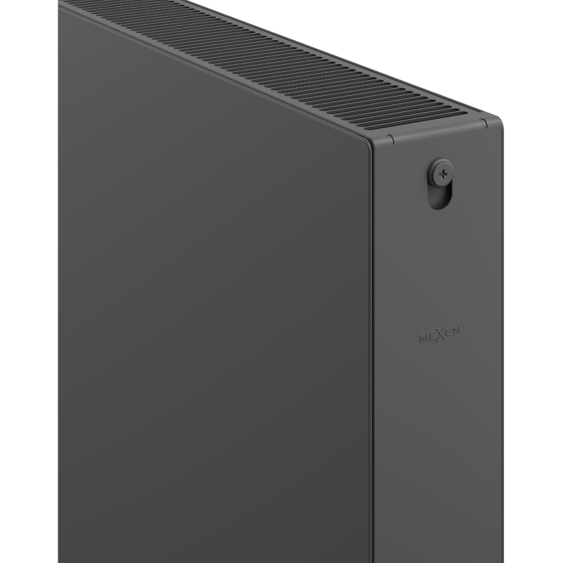 Mexen Flat CF22 grzejnik płytowy 900 x 1400 mm, podłączenie boczne, 3079 W, antracyt - W422F-090-140-66