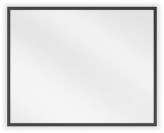 Mexen Loft lustro łazienkowe prostokątne 50 x 40 cm, rama czarna - 9852-050-040-000-70