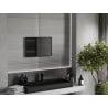 Mexen Loft lustro łazienkowe prostokątne 60 x 40 cm, rama czarna - 9852-060-040-000-70