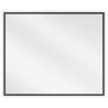 Mexen Loft lustro łazienkowe prostokątne 60 x 50 cm, rama czarna - 9852-060-050-000-70