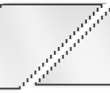 Mexen Loft lustro łazienkowe prostokątne 60 x 50 cm, rama czarna - 9852-060-050-000-70