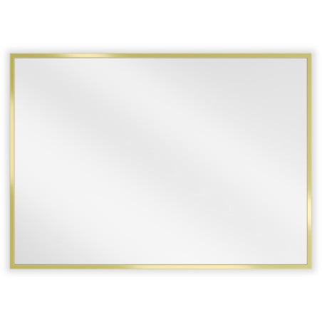 Mexen Loft lustro łazienkowe prostokątne 70 x 50 cm, rama złota szczotkowana - 9852-070-050-000-50
