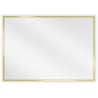 Mexen Loft lustro łazienkowe prostokątne 70 x 50 cm, rama złota - 9852-070-050-000-50