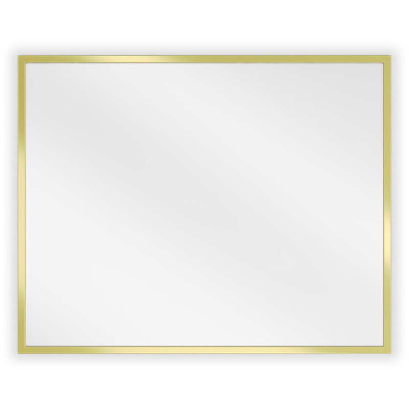 Mexen Loft lustro łazienkowe prostokątne 50 x 40 cm, rama złota - 9852-050-040-000-50